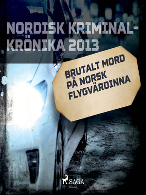 cover image of Brutalt mord på norsk flygvärdinna